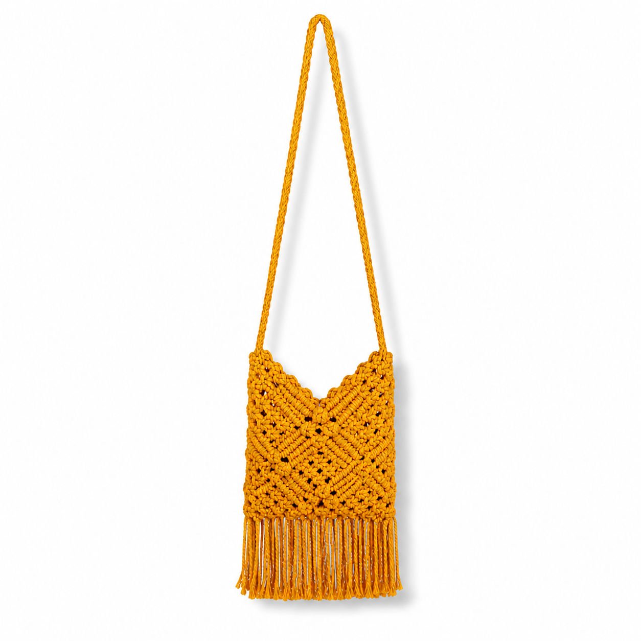 Vintage Inspired Macrame Mobile Purse Timeless Beauty